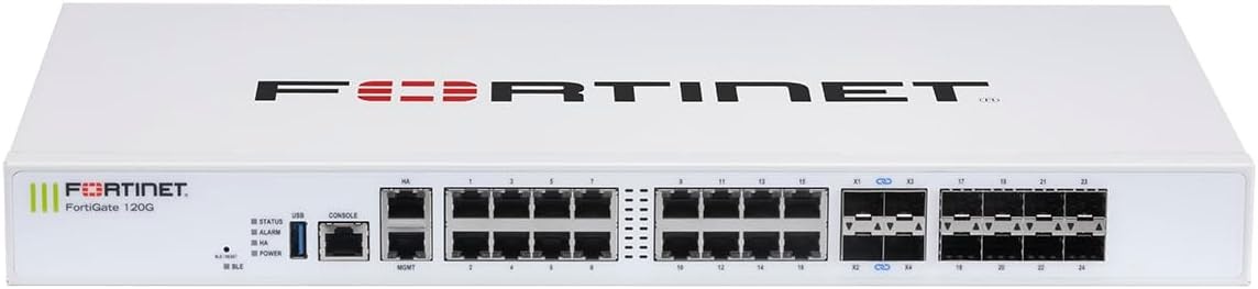FORTINET FORTIGATE-120G FIREWALL HARDWARE PIU 5 ANNI DI SERVIZI FORTICARE PREMIUM E FORTIGUARD UTP - FIREWALL | TecnoCARE.net Sabaudia, Latina, Terracina, San Felice Circeo e Pontinia