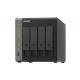 QNAP QNAP NAS TOWER 4BAY 2.5"/3.5" SSD/HDD SATA, AL314 4CORE 1.7GHz, 4GB SODIMM DDR3L (MAX 8GB), 1x10GbE - NAS | TecnoCARE.net Sabaudia, Latina, Terracina, San Felice Circeo e Pontinia