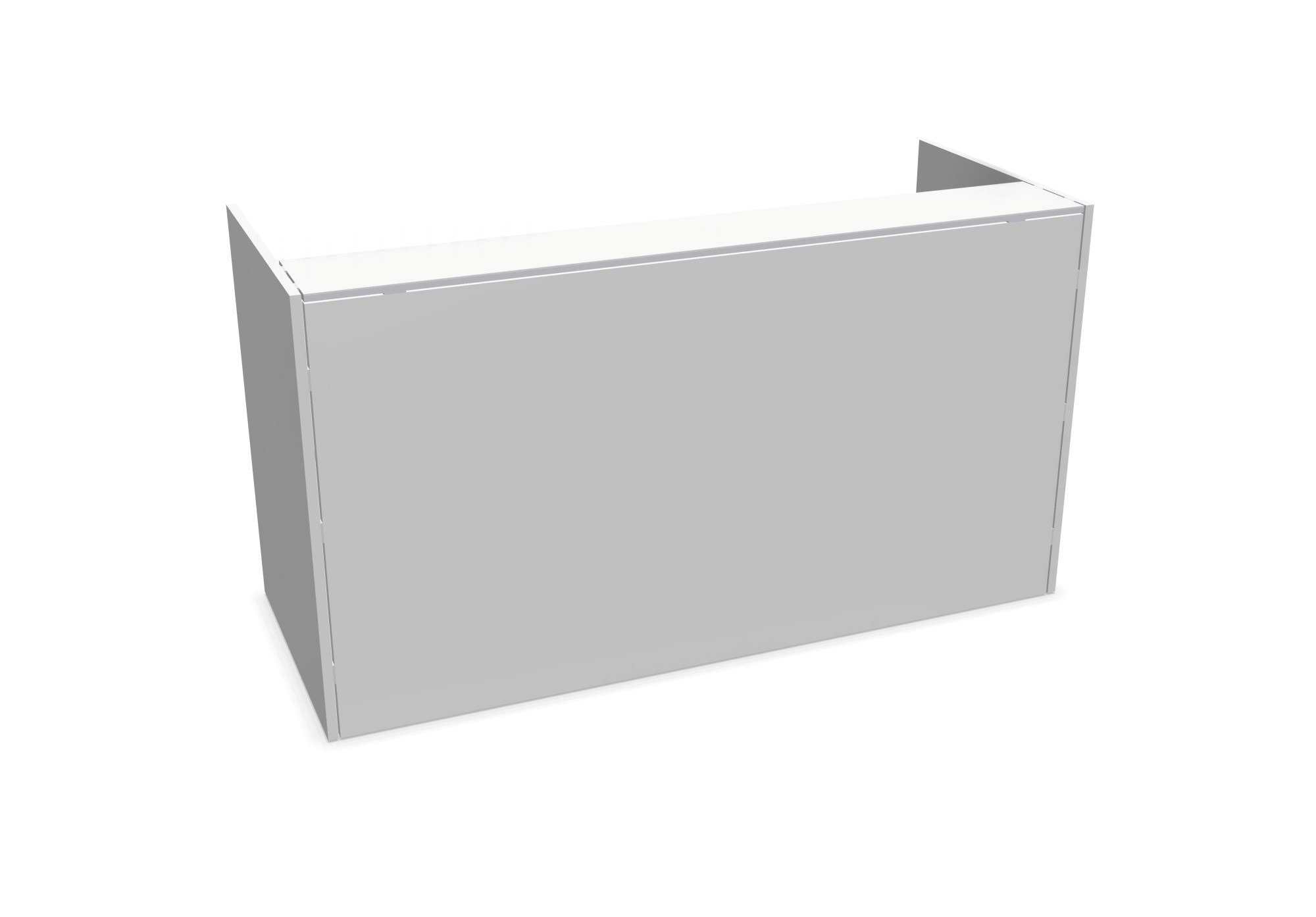 DVO DVO RECEPTION QUBO 200X84 STRUTTURA ALLUMINIO PIANO BIANCO OPACO - EDUCATIONAL RECEPTION | TecnoCARE.net Sabaudia, Latina, Terracina, San Felice Circeo e Pontinia