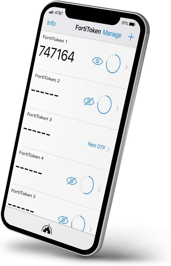 FORTINET FORTITOKEN MOBILE (LICENZA ELETTRONICA) PASSWORD SOFTWARE MONOUSO PER SMARTPHONES (PACK 10) - SOFTWARE LICENZE NETWORKING | TecnoCARE.net Sabaudia, Latina, Terracina, San Felice Circeo e Pontinia