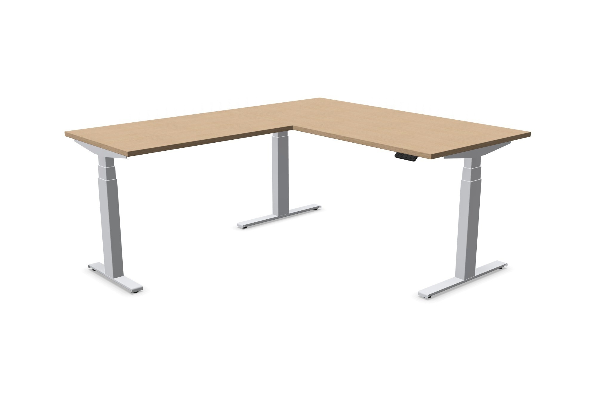 DVO DVO SCRIVANIA ELEVABILE CON ALLUNGO TOLEDO 160X180X64,5:130 GAMBE GRIGIE PIANO TERRA DOMBRA - EDUCATIONAL SCRIVANIE | TecnoCARE.net Sabaudia, Latina, Terracina, San Felice Circeo e Pontinia