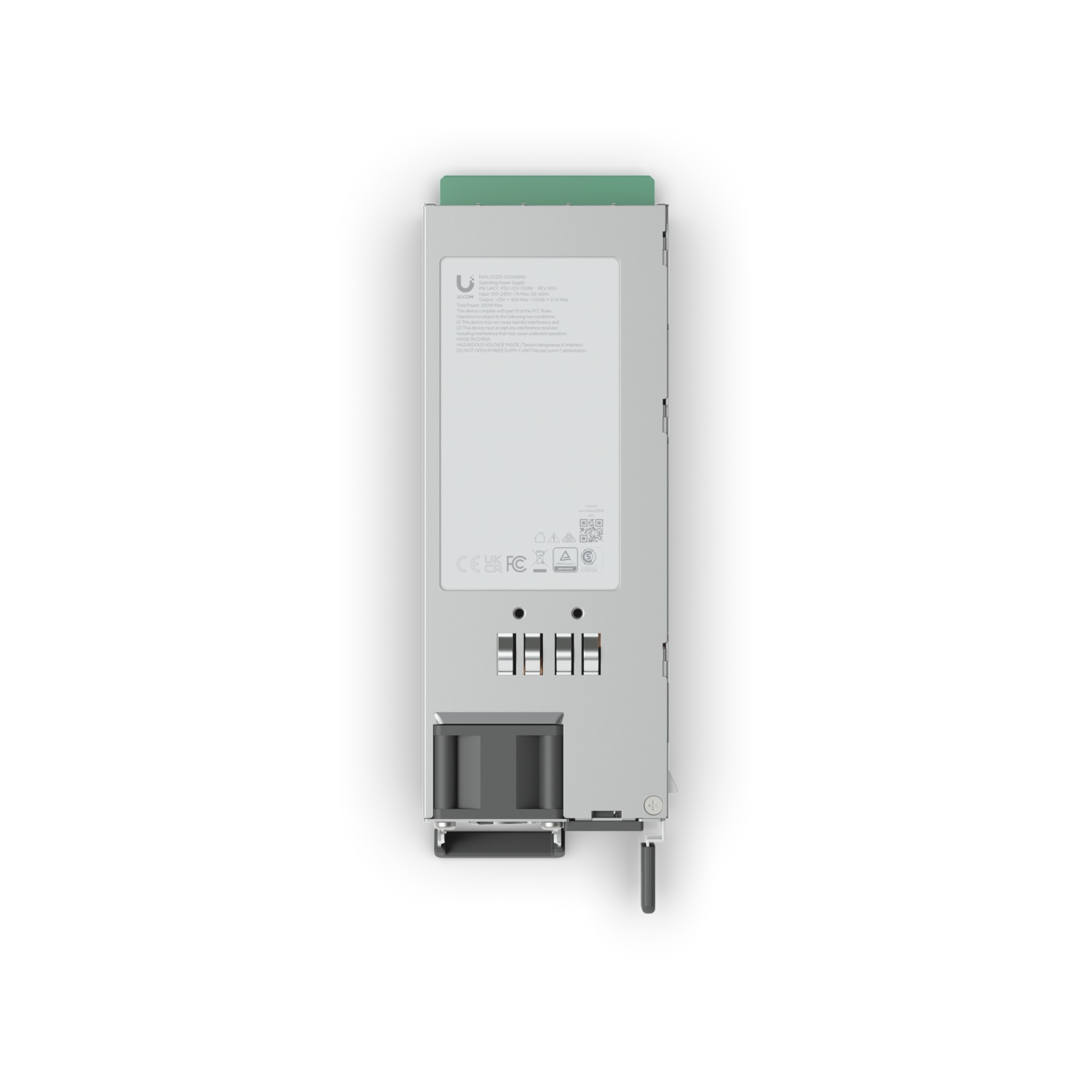 UBIQUITI Ubiquiti UACC-PSU-12V-550W Modulo di Alimentazione Hot-Swappable - CAVI PER COMPUTER E PERIFERICHE | TecnoCARE.net Sabaudia, Latina, Terracina, San Felice Circeo e Pontinia