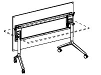 DVO DVO TAVOLO CON PIANO RIBALTABILE KYTE 120X60X75 STRUTTURA BIANCA PIANO ROVERE CHIARO - EDUCATIONAL TAVOLI | TecnoCARE.net Sabaudia, Latina, Terracina, San Felice Circeo e Pontinia