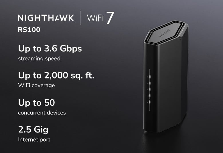 NETGEAR NETGEAR Nighthawk router wireless 2.5 Gigabit Ethernet Dual-band (2.4 GHz/5 GHz) Nero - RETI | TecnoCARE.net Sabaudia, Latina, Terracina, San Felice Circeo e Pontinia
