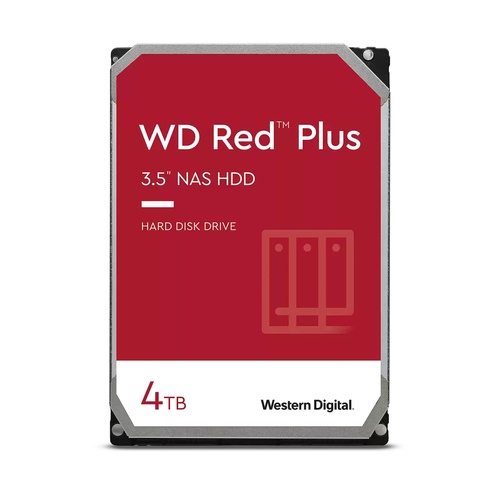 WESTERN DIGITAL WESTERN DIGITAL HDD RED PLUS 4TB 3,5" 5400RPM SATA 6GB/S BUFFER 256MB  ** RICONDIZIONATO ** - HARD DISK HDD REFURBISHED | TecnoCARE.net Sabaudia, Latina, Terracina, San Felice Circeo e Pontinia