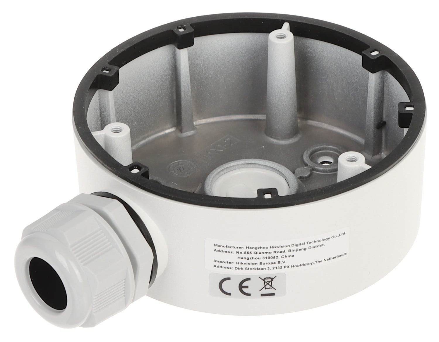 HIKVISION Hikvision DS-1280ZJ-TR13 Junction box - SISTEMI DI SORVEGLIANZA | TecnoCARE.net Sabaudia, Latina, Terracina, San Felice Circeo e Pontinia