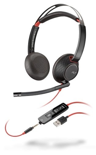 HP POLY POLY Blackwire 5220 Auricolare Cablato A Padiglione Musica e Chiamate USB tipo A Nero, Rosso - AUDIO E CUFFIE PORTATILI | TecnoCARE.net Sabaudia, Latina, Terracina, San Felice Circeo e Pontinia