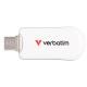 VERBATIM VERBATIM PEN DISK PLECTRA USB-C 3.2 GEN 1 FLASH DRIVE WHITE 64GB - MEMORIE USB | TecnoCARE.net Sabaudia, Latina, Terracina, San Felice Circeo e Pontinia