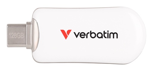 VERBATIM VERBATIM PEN DISK PLECTRA USB-C 3.2 GEN 1 FLASH DRIVE WHITE 128GB - MEMORIE USB | TecnoCARE.net Sabaudia, Latina, Terracina, San Felice Circeo e Pontinia