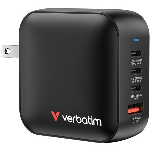 VERBATIM VERBATIM MINI CARICATORE DA MURO 4 PORTE 100W - CARICABATTERIE | TecnoCARE.net Sabaudia, Latina, Terracina, San Felice Circeo e Pontinia