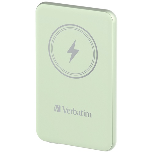 VERBATIM VERBATIM POWER BANK WIRELESS MAGNETICO 5000 mAh VERDE - POWER PACK | TecnoCARE.net Sabaudia, Latina, Terracina, San Felice Circeo e Pontinia