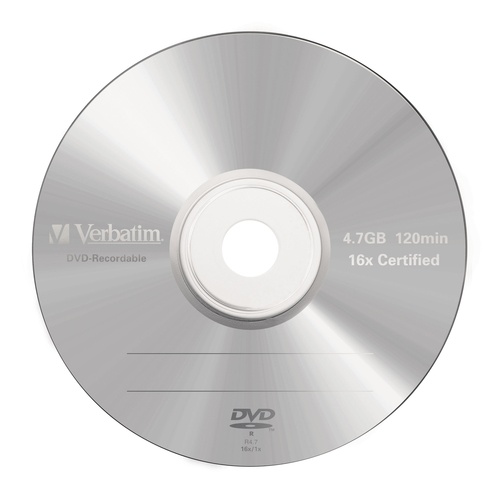 VERBATIM VERBATIM DVD-R 16X, 4,7GB, 5 PACK BRANDED JEWEL CASE, MATT SILVER - DVD E BLU-RAY | TecnoCARE.net Sabaudia, Latina, Terracina, San Felice Circeo e Pontinia