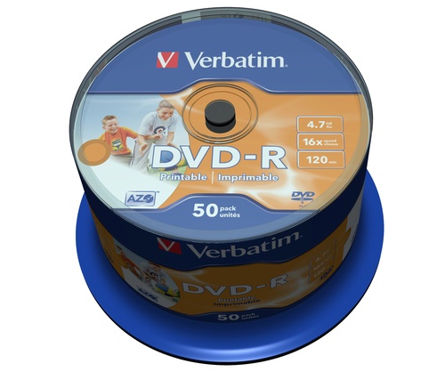 VERBATIM VERBATIM DVD-R AZO 4.7GB 16X WIDE PRINTABLE SURFACE NON-ID - DVD E BLU-RAY | TecnoCARE.net Sabaudia, Latina, Terracina, San Felice Circeo e Pontinia