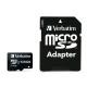 VERBATIM VERBATIM MICRO SDXC 128GB CLASSE 10 + ADATTATORE - MEMORIE FLASH | TecnoCARE.net Sabaudia, Latina, Terracina, San Felice Circeo e Pontinia