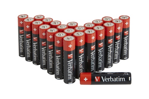 VERBATIM VERBATIM ALKALINE BATTERY AA  24-PACK (BOX) - BATTERIE | TecnoCARE.net Sabaudia, Latina, Terracina, San Felice Circeo e Pontinia