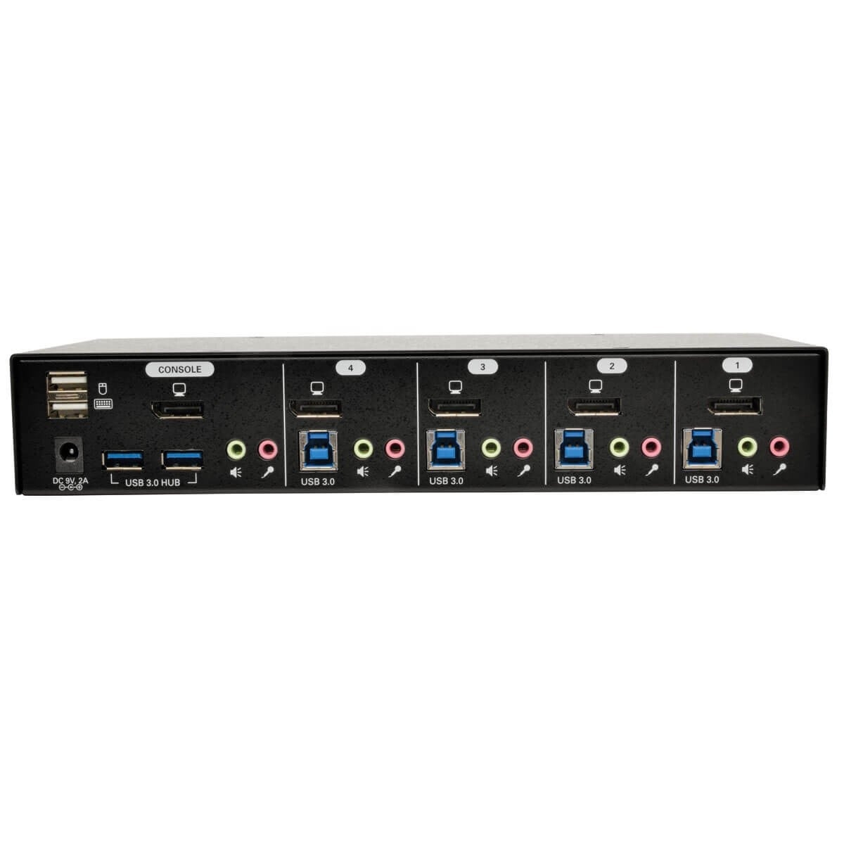 EATON Switch KVM DisplayPort a 4 porte con audio, cavi e hub USB 3.0 SuperSpeed - TASTIERE E CONTROLLER | TecnoCARE.net Sabaudia, Latina, Terracina, San Felice Circeo e Pontinia