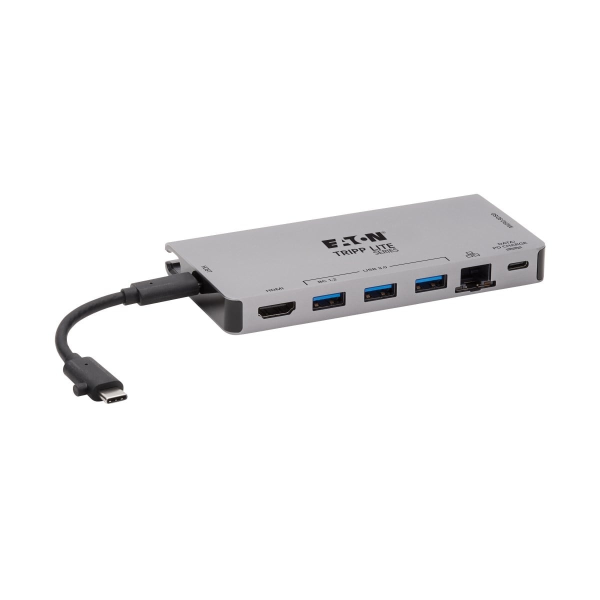 EATON Dock USB-C - 4K HDMI, USB 3.2 Gen 1, Hub USB-A, GbE, Scheda di Memoria, Ricarica PD 100W, Cavo Staccabile - PC | TecnoCARE.net Sabaudia, Latina, Terracina, San Felice Circeo e Pontinia