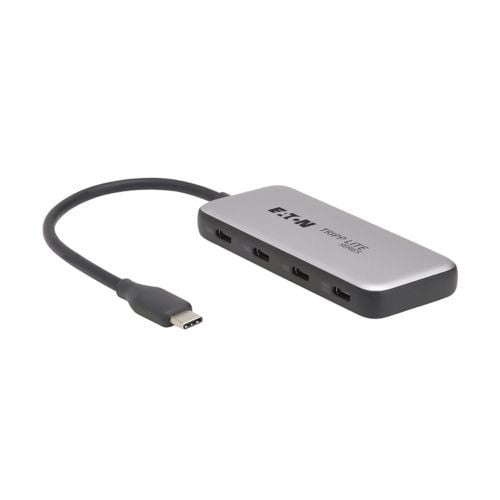 EATON Hub USB-C a 4 porte, USB 3.2 Gen 2 (10 Gbps), 4 porte USB-C, ricarica PD 100 W, compatibile con Thunderbolt 3, grigio - PC | TecnoCARE.net Sabaudia, Latina, Terracina, San Felice Circeo e Pontinia