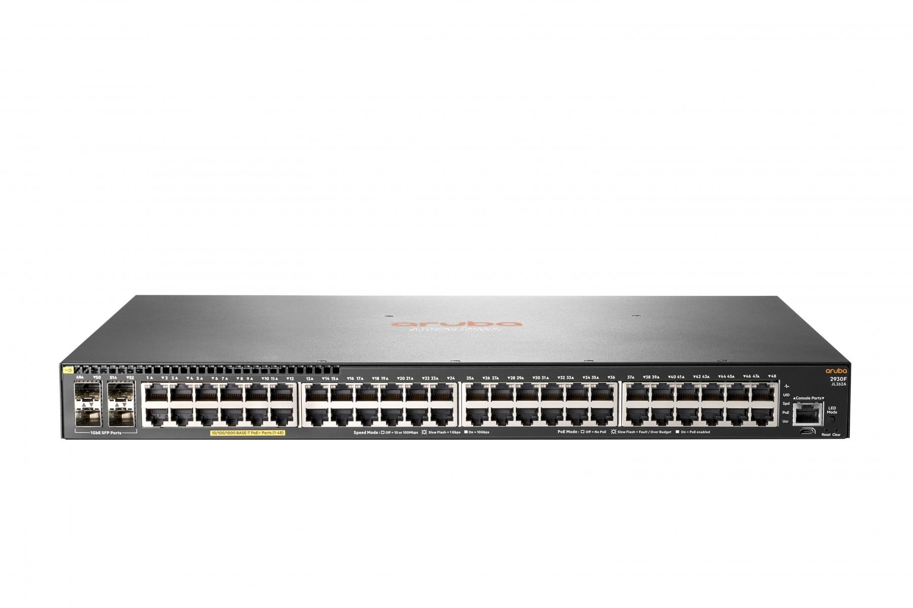 HPE HPE Aruba 2930F 48G PoE+ 4SFP Swch - RETI | TecnoCARE.net Sabaudia, Latina, Terracina, San Felice Circeo e Pontinia