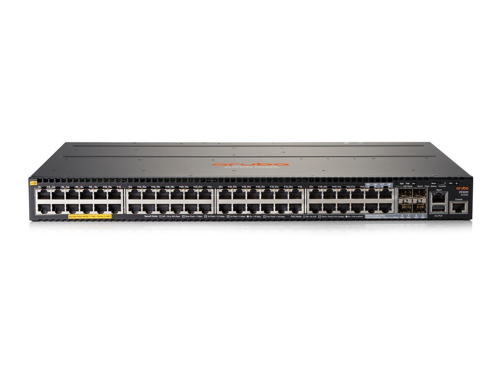 HPE HPE Aruba 2930M 48G PoE+ 1-slot Switch - RETI | TecnoCARE.net Sabaudia, Latina, Terracina, San Felice Circeo e Pontinia