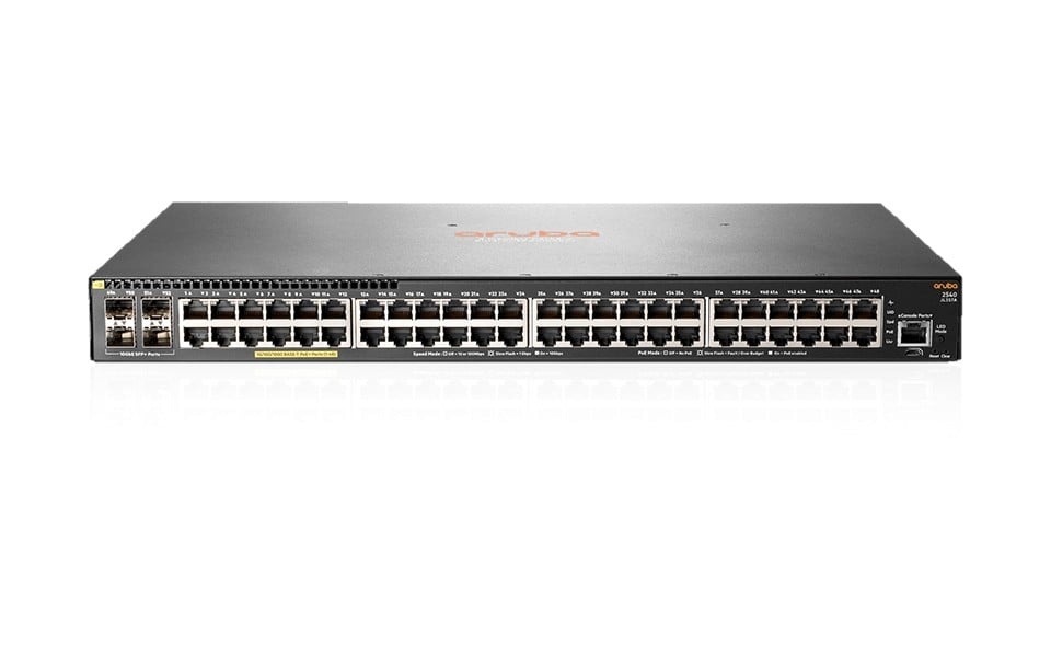 HPE Hewlett Packard Enterprise Aruba 2540 48G PoE+ 4SFP+ Gestito L2 Gigabit Ethernet (10/100/1000) Supporto Power over Ethernet (PoE) 1U Grigio - RETI | TecnoCARE.net Sabaudia, Latina, Terracina, San Felice Circeo e Pontinia