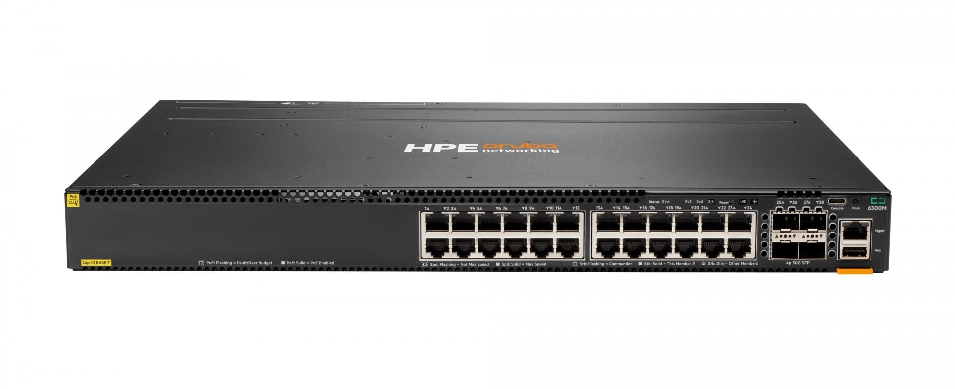 HPE HPE Aruba Networking CX 6300M 24-port 1GbE Class 4 PoE and 4-port SFP56 Switch - RETI | TecnoCARE.net Sabaudia, Latina, Terracina, San Felice Circeo e Pontinia
