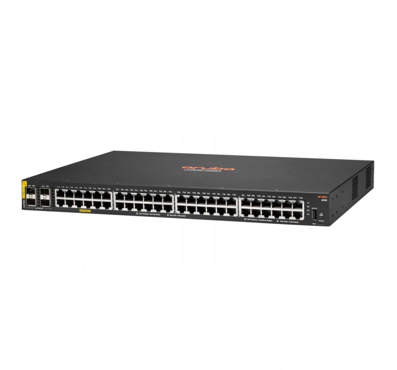 HPE HPE Aruba 6100 Managed 48G 4SFP+ PoE+ 370W Switch - RETI | TecnoCARE.net Sabaudia, Latina, Terracina, San Felice Circeo e Pontinia
