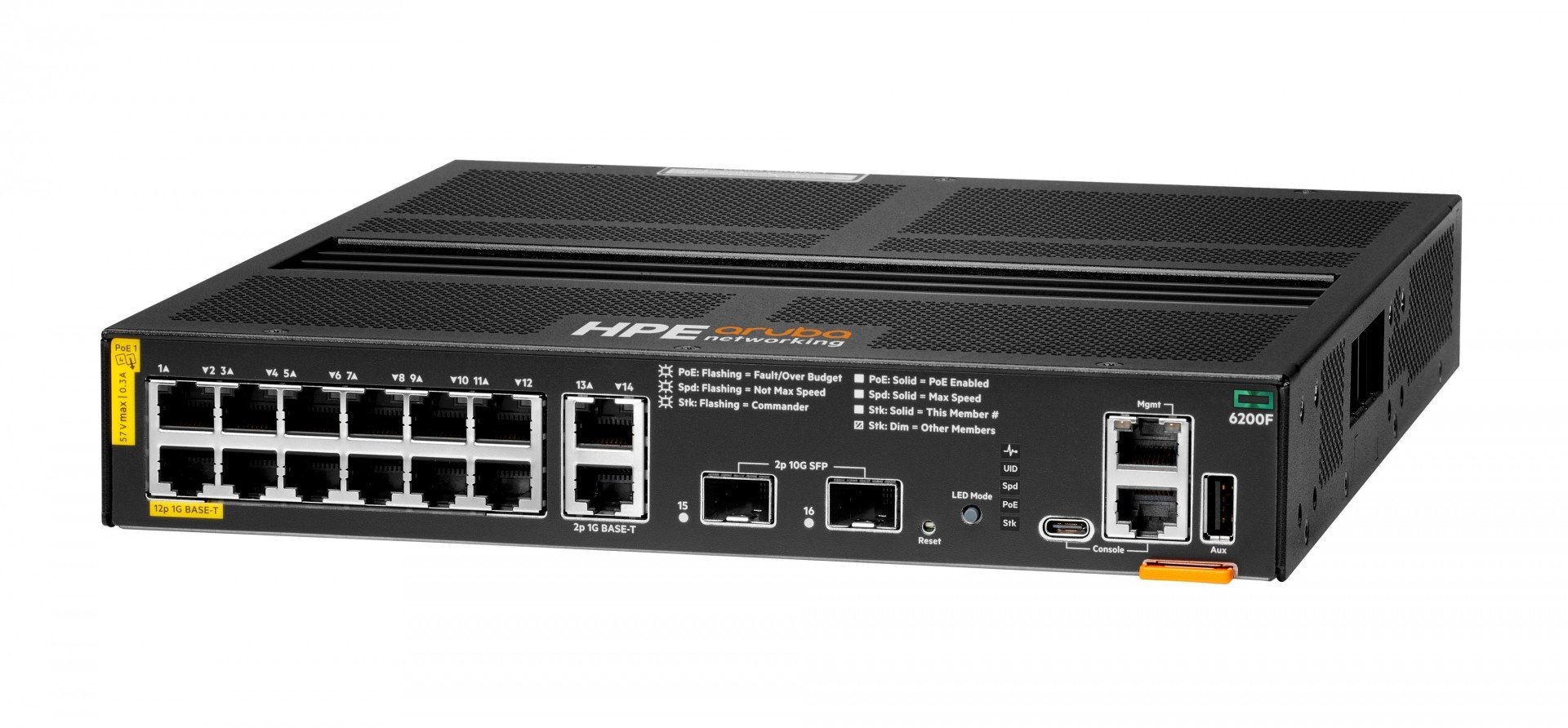 HPE HPE Aruba Networking CX 6200F 12G Class4 PoE 2G/2SFP+ 139W Switch - RETI | TecnoCARE.net Sabaudia, Latina, Terracina, San Felice Circeo e Pontinia