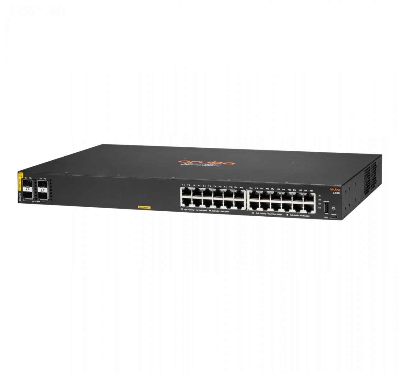 HPE HPE Aruba 6000 Managed 24G 4SFP PoE+ 370W Switch - RETI | TecnoCARE.net Sabaudia, Latina, Terracina, San Felice Circeo e Pontinia