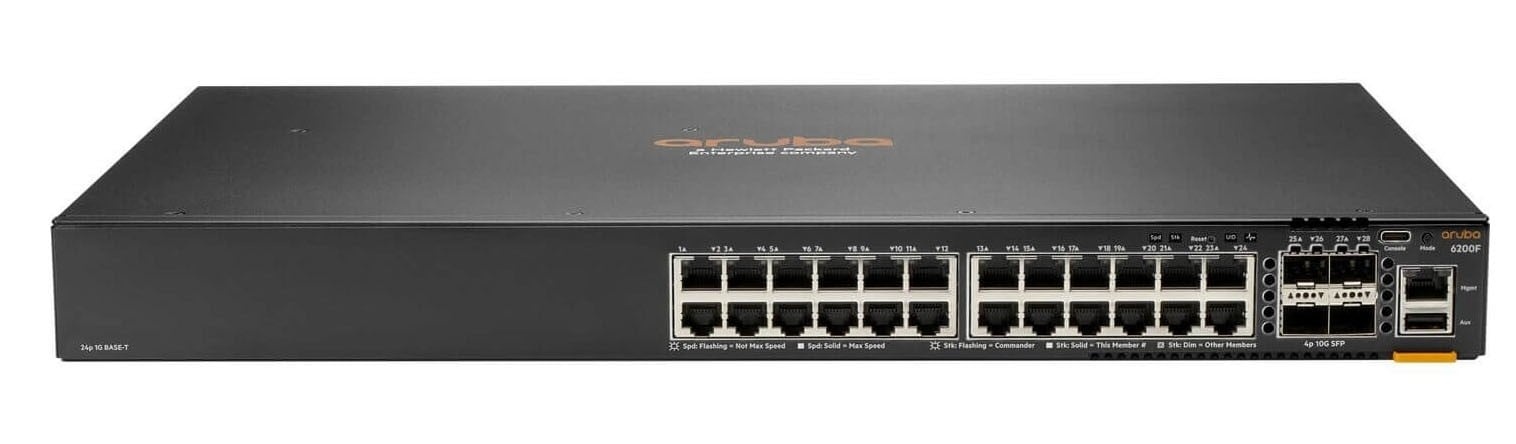 HPE HPE Aruba Networking CX 6200F 24G Class-4 PoE 4SFP+ 370W Switch - RETI | TecnoCARE.net Sabaudia, Latina, Terracina, San Felice Circeo e Pontinia