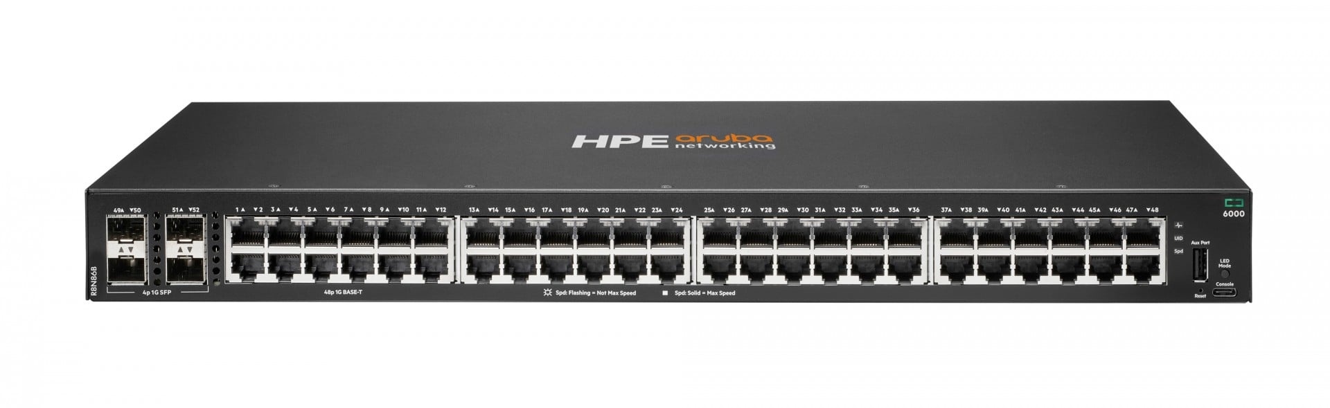 HPE HPE R8N86B Aruba Networking CX 6000 48p 10M/100M/1G 4p SFP 1G Switch - RETI | TecnoCARE.net Sabaudia, Latina, Terracina, San Felice Circeo e Pontinia
