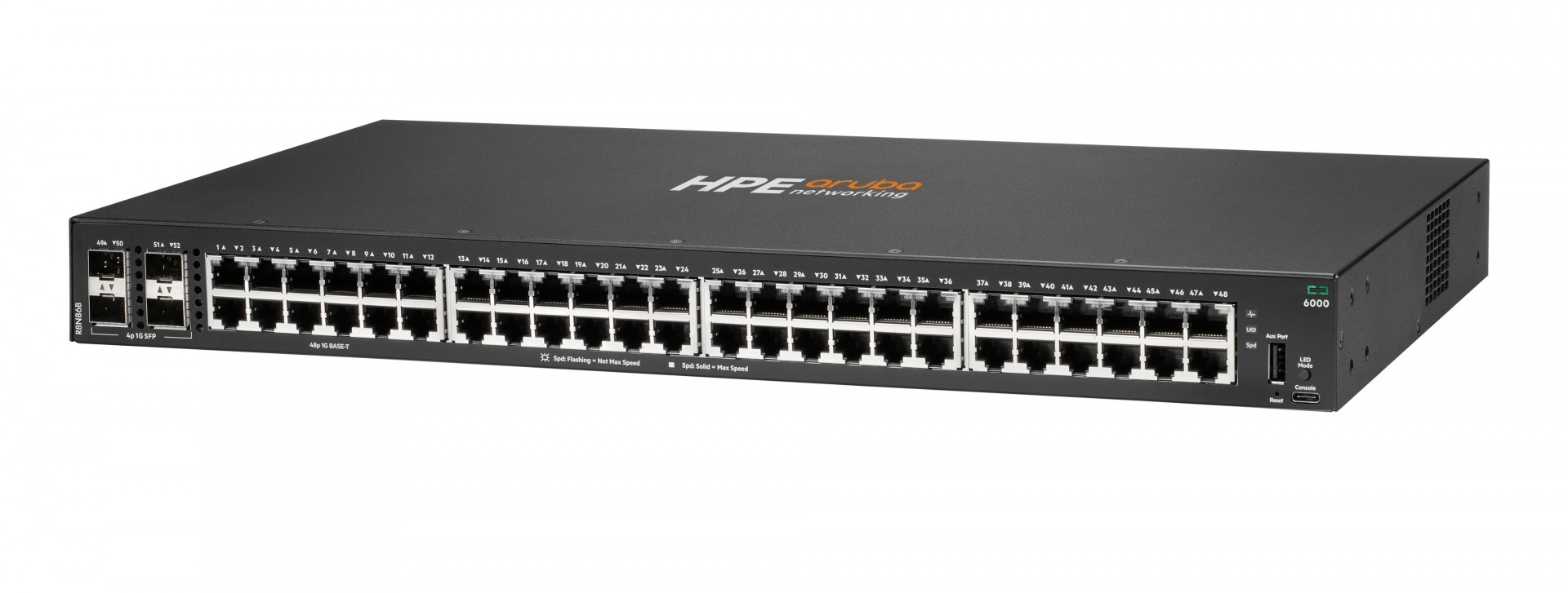 HPE HPE R8N86B Aruba Networking CX 6000 48p 10M/100M/1G 4p SFP 1G Switch - RETI | TecnoCARE.net Sabaudia, Latina, Terracina, San Felice Circeo e Pontinia