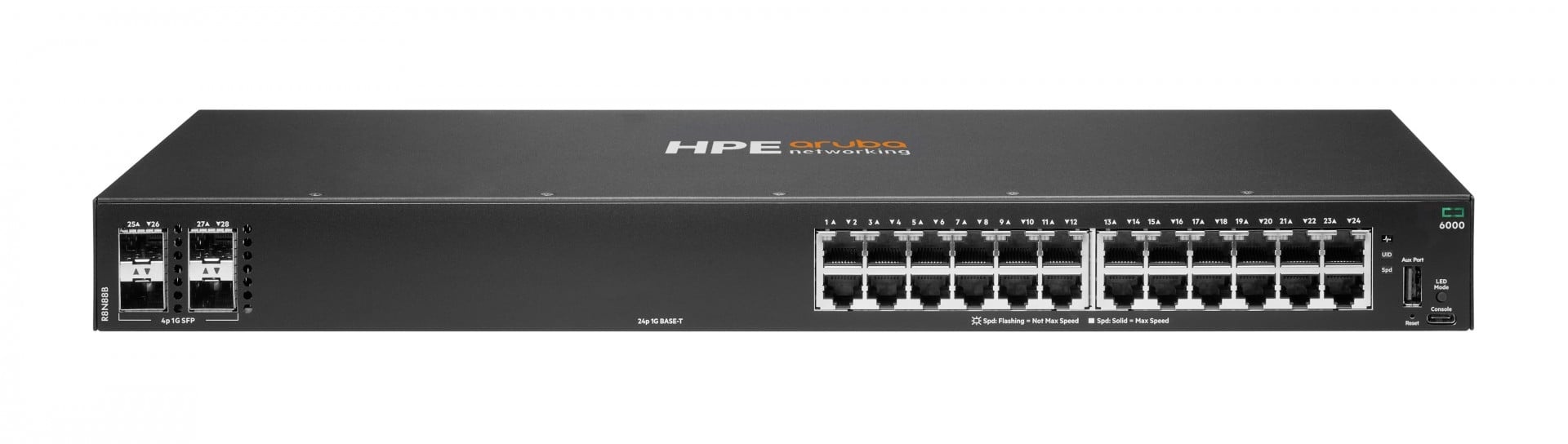 HPE HPE Aruba Networking CX 6000 24p 10M/100M/1G 4p SFP 1G Switch - RETI | TecnoCARE.net Sabaudia, Latina, Terracina, San Felice Circeo e Pontinia