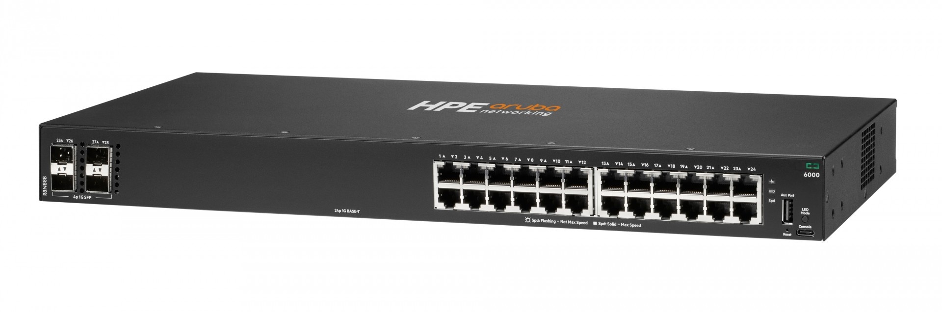 HPE HPE Aruba Networking CX 6000 24p 10M/100M/1G 4p SFP 1G Switch - RETI | TecnoCARE.net Sabaudia, Latina, Terracina, San Felice Circeo e Pontinia