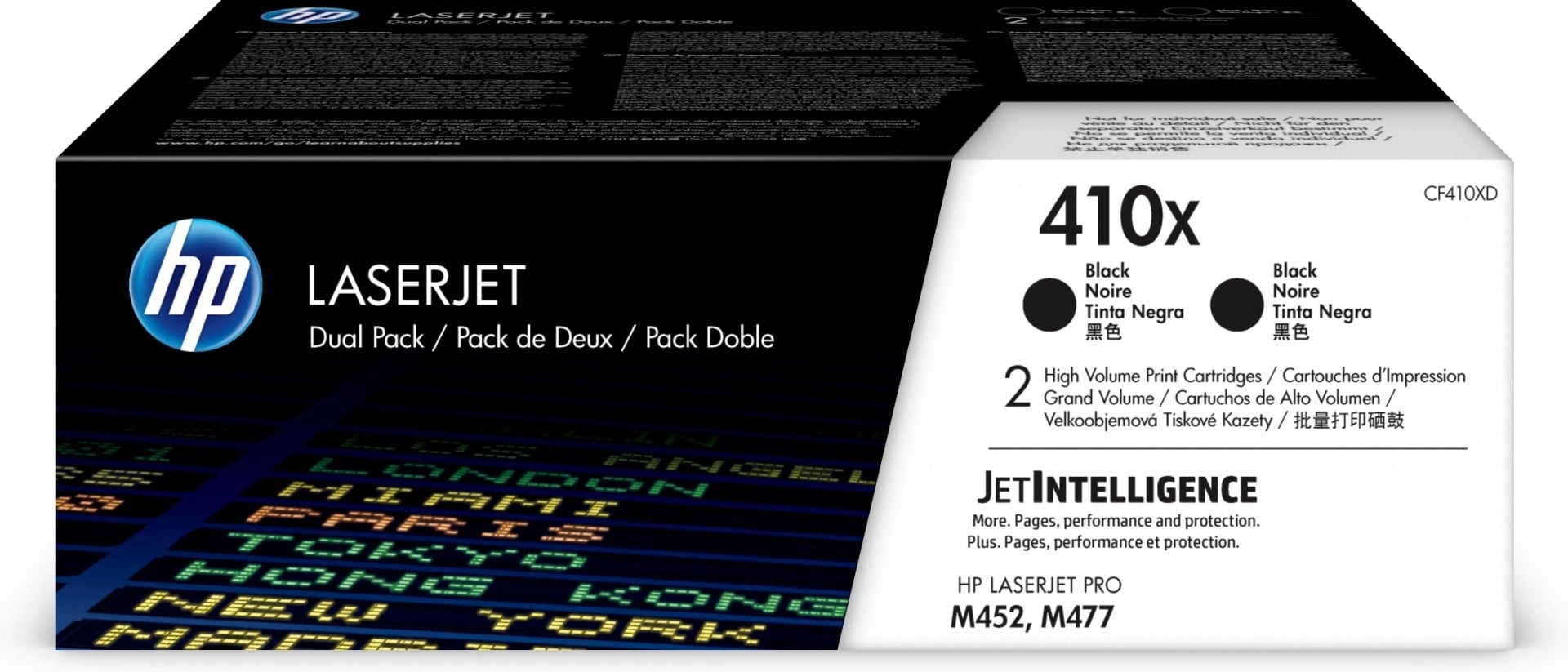 HP HP Confezione da 2 cartucce toner nero originale ad alta capacità LaserJet 410X - STAMPANTI E SCANNER | TecnoCARE.net Sabaudia, Latina, Terracina, San Felice Circeo e Pontinia