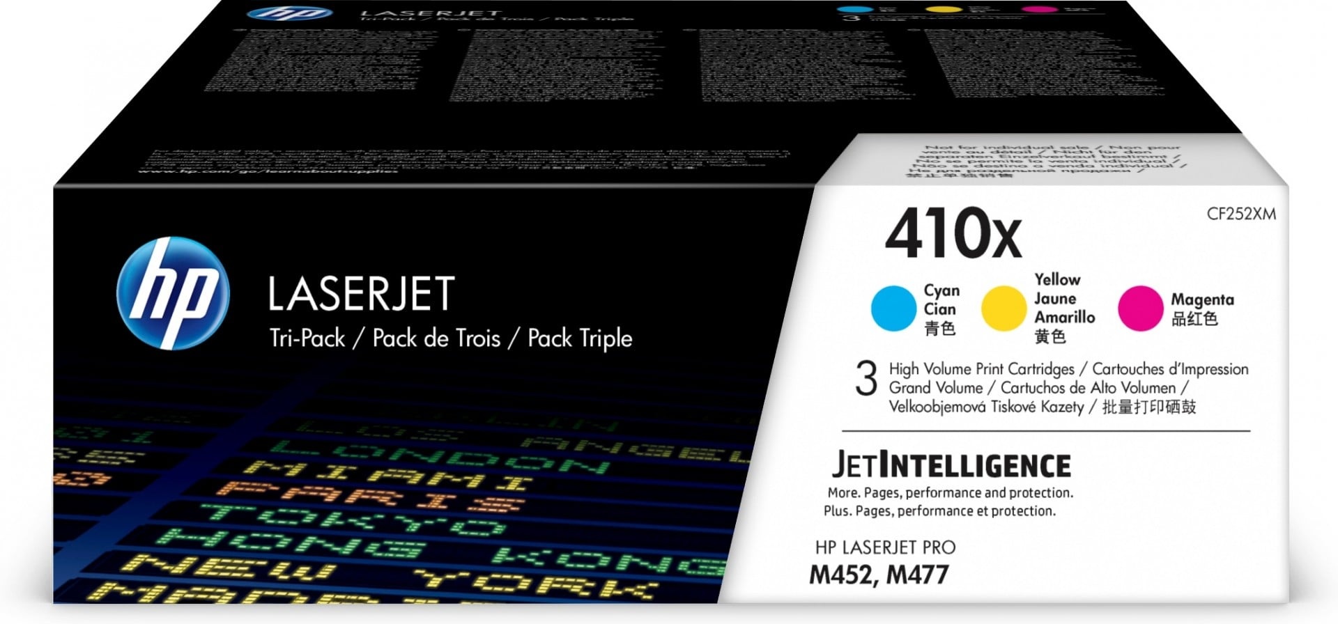 HP HP Confezione da 3 cartucce toner ciano/magenta/giallo originale ad alta capacità LaserJet 410X - STAMPANTI E SCANNER | TecnoCARE.net Sabaudia, Latina, Terracina, San Felice Circeo e Pontinia