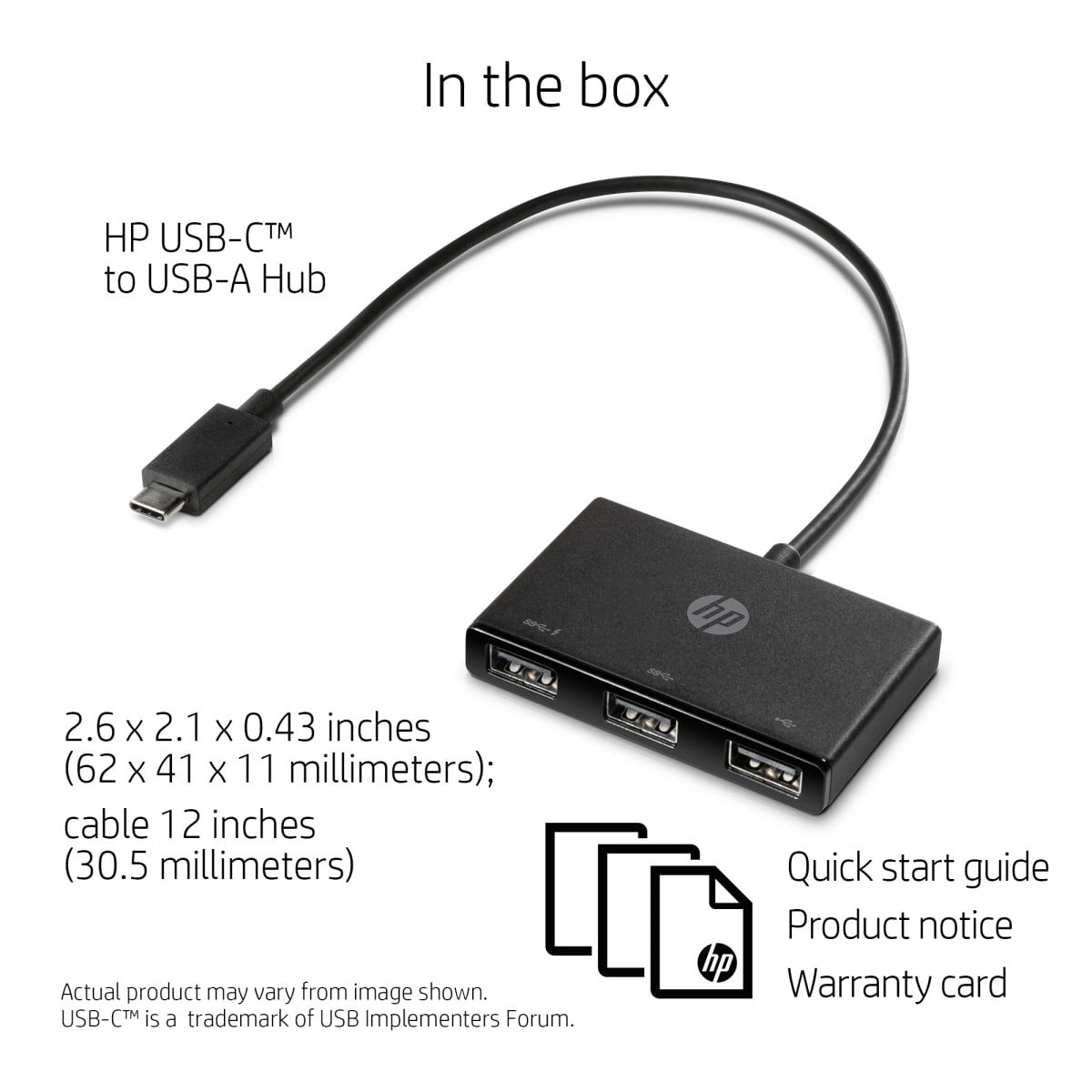 HP HP USB-C to USB-A Hub USB 3.2 Gen 1 (3.1 Gen 1) Type-C Nero - PC | TecnoCARE.net Sabaudia, Latina, Terracina, San Felice Circeo e Pontinia