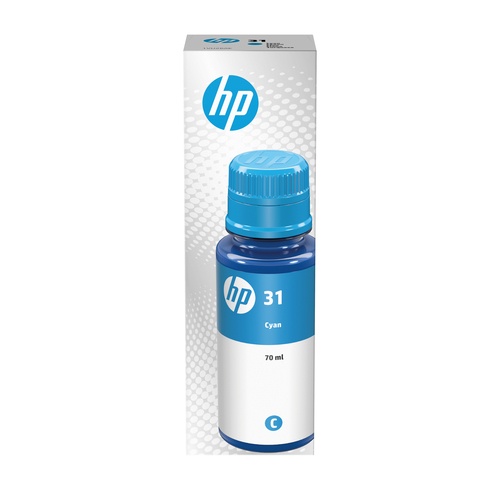 HP HP 31 70-ml Cyan Original Ink Bottle Originale - STAMPANTI E SCANNER | TecnoCARE.net Sabaudia, Latina, Terracina, San Felice Circeo e Pontinia