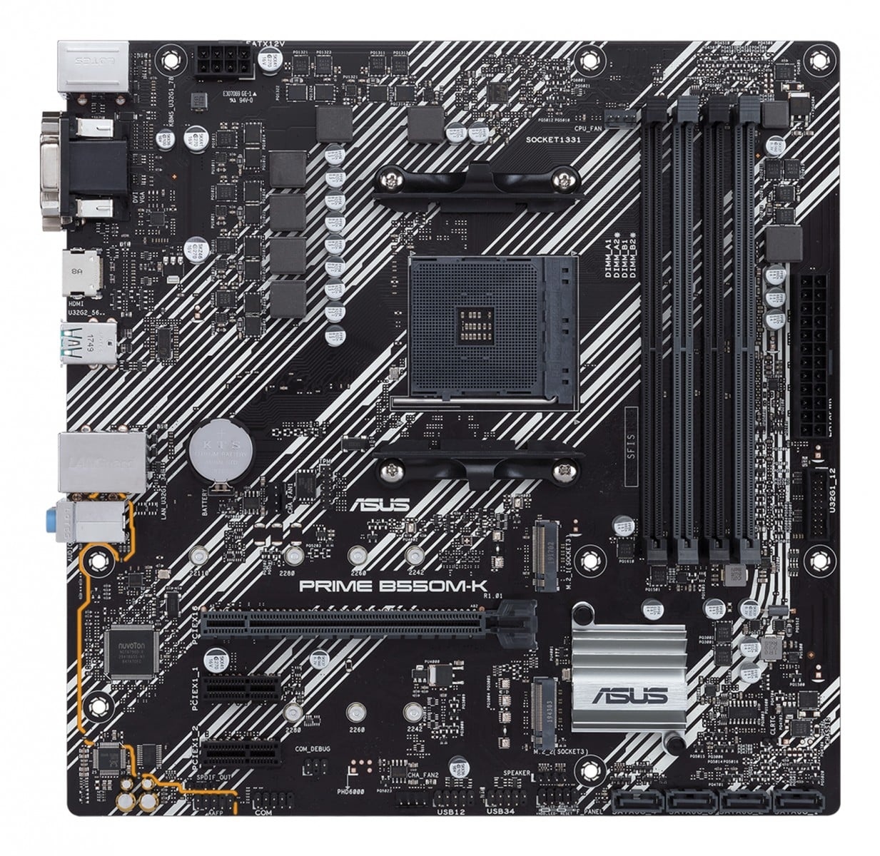 ASUS ASUS PRIME B550M-K AMD B550 Socket AM4 micro ATX - COMPONENTI | TecnoCARE.net Sabaudia, Latina, Terracina, San Felice Circeo e Pontinia