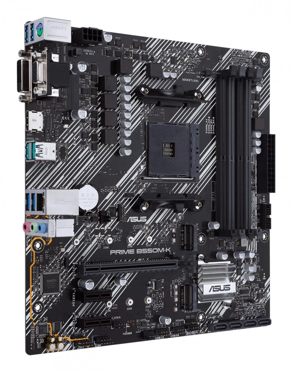ASUS ASUS PRIME B550M-K AMD B550 Socket AM4 micro ATX - COMPONENTI | TecnoCARE.net Sabaudia, Latina, Terracina, San Felice Circeo e Pontinia