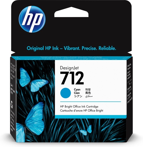 HP HP Cartuccia di inchiostro ciano originale DesignJet 712 da 29 ml - STAMPANTI E SCANNER | TecnoCARE.net Sabaudia, Latina, Terracina, San Felice Circeo e Pontinia