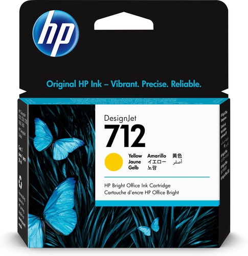HP HP Cartuccia di inchiostro giallo originale DesignJet 712 da 29 ml - STAMPANTI E SCANNER | TecnoCARE.net Sabaudia, Latina, Terracina, San Felice Circeo e Pontinia