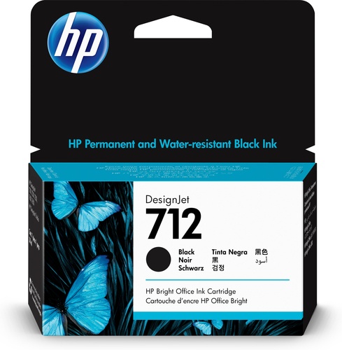 HP HP Cartuccia di inchiostro nero originale DesignJet 712 da 38 ml - STAMPANTI E SCANNER | TecnoCARE.net Sabaudia, Latina, Terracina, San Felice Circeo e Pontinia