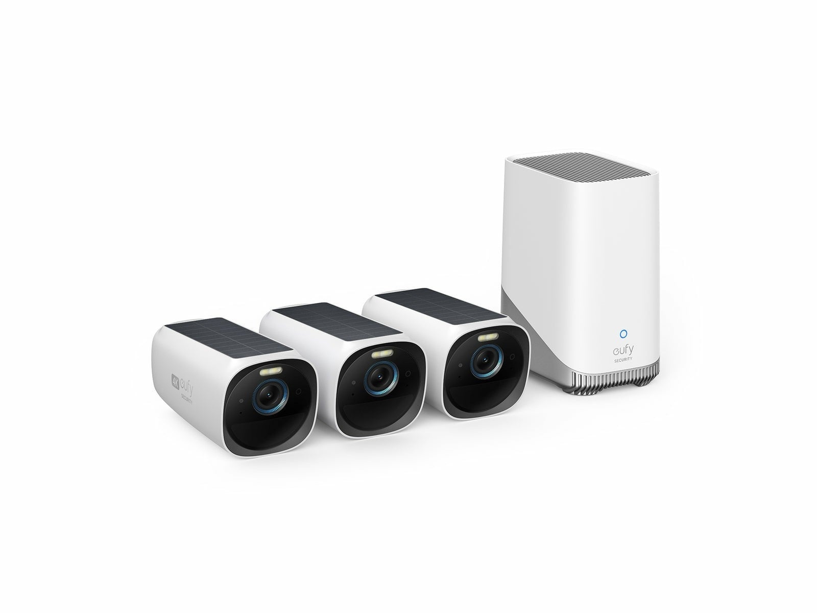 EUFY Eufy eufyCam S330 (eufyCam 3) 3-Cam Kit Scatola Telecamera di sicurezza IP Esterno 3840 x 2160 Pixel Parete - SISTEMI DI SORVEGLIANZA | TecnoCARE.net Sabaudia, Latina, Terracina, San Felice Circeo e Pontinia