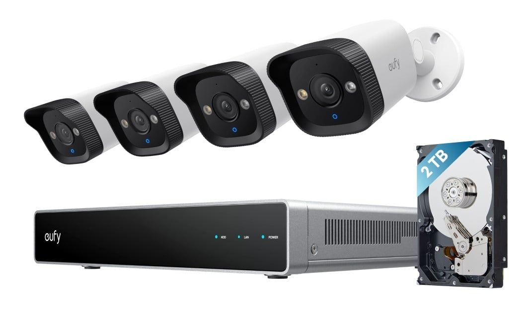 EUFY Eufy NVR Security System E40 Nero, Grigio, Bianco - SISTEMI DI SORVEGLIANZA | TecnoCARE.net Sabaudia, Latina, Terracina, San Felice Circeo e Pontinia