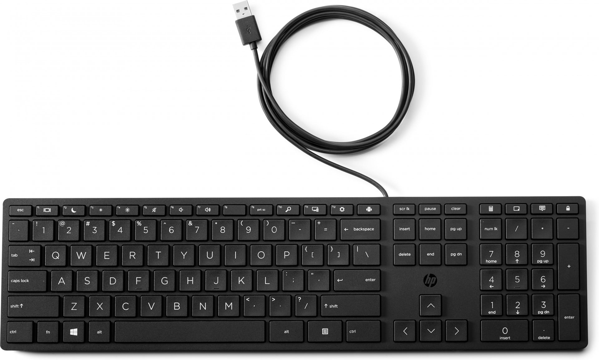 HP Tastiera cablata HP USB 320K nera QWERTY (9SR37AA#ABB) - TASTIERE E CONTROLLER | TecnoCARE.net Sabaudia, Latina, Terracina, San Felice Circeo e Pontinia
