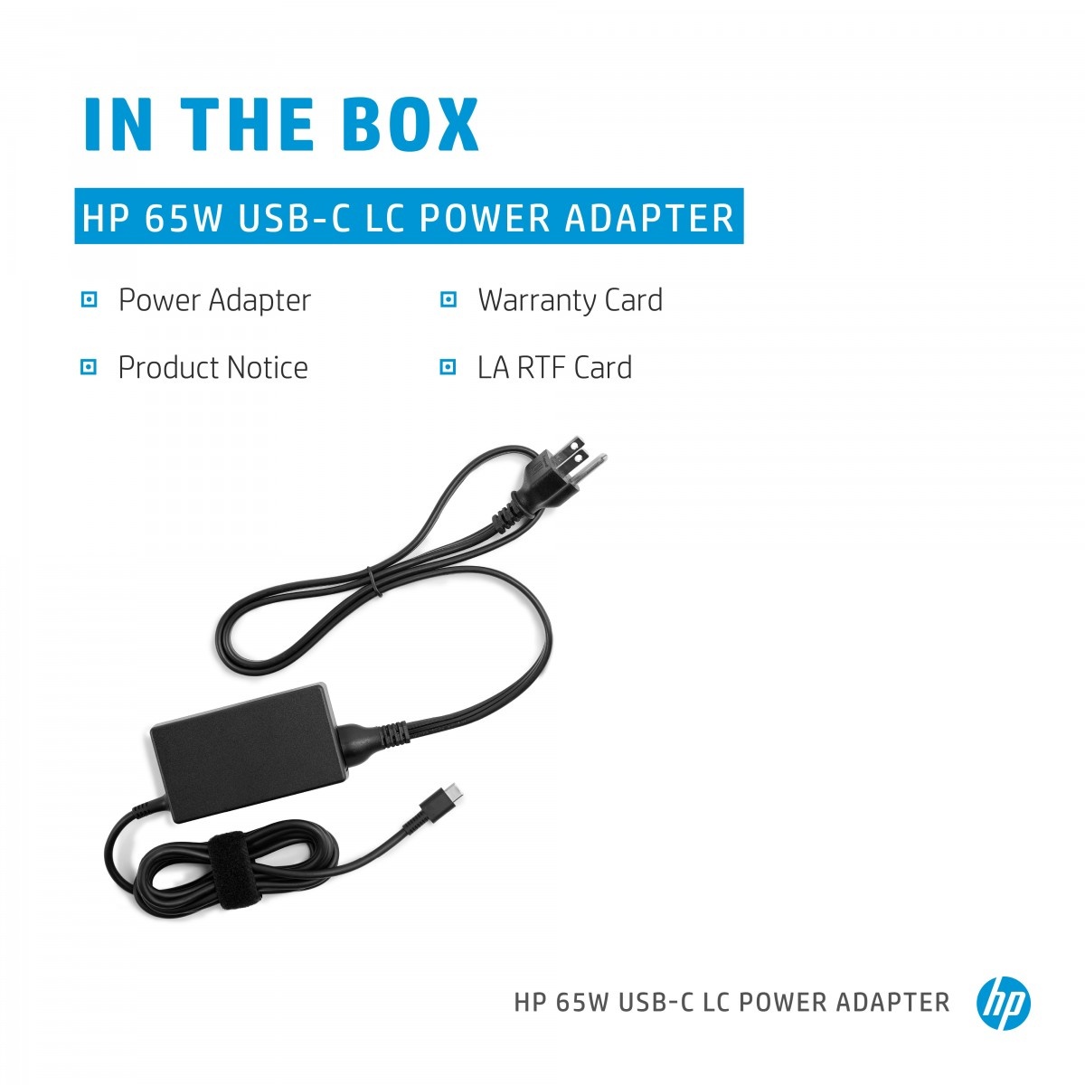 HP HP Alimentatore 65 W USB-C LC - BATTERIE E ALIMENTATORI | TecnoCARE.net Sabaudia, Latina, Terracina, San Felice Circeo e Pontinia