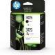 HP HP CARTUCCIA 305 MULTICOLOR NERO+COLORE INKJET STANDARD, CONF 2 CARTUCCE - CARTUCCE INKJET | TecnoCARE.net Sabaudia, Latina, Terracina, San Felice Circeo e Pontinia