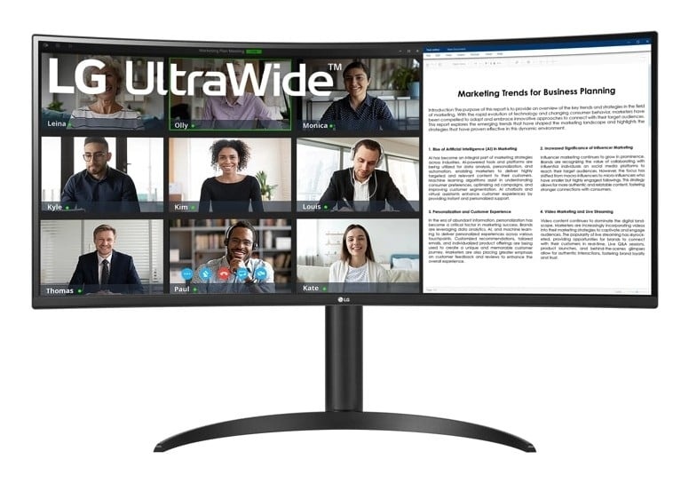 LG LG 34WR55QK-B Monitor PC 86,4 cm (34") 3440 x 1440 Pixel Wide Quad HD Nero - MONITOR E ACCESSORI | TecnoCARE.net Sabaudia, Latina, Terracina, San Felice Circeo e Pontinia