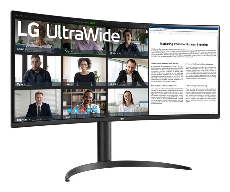LG LG 34WR55QK-B Monitor PC 86,4 cm (34") 3440 x 1440 Pixel Wide Quad HD Nero - MONITOR E ACCESSORI | TecnoCARE.net Sabaudia, Latina, Terracina, San Felice Circeo e Pontinia